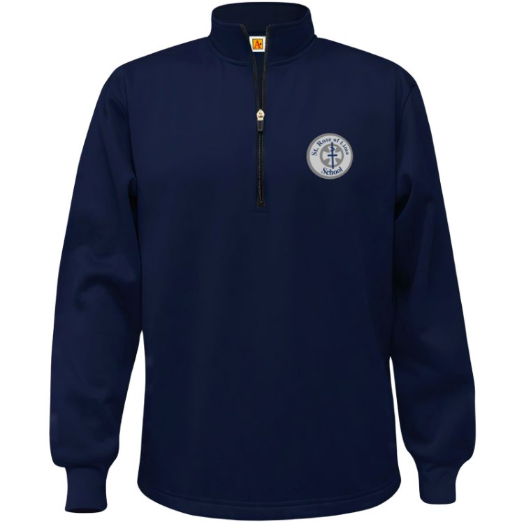 Picture of YXXS Perf Navy SRL Fleece Quarter-Zip Sweatshirt
